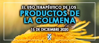 banner para EL USO TERAPÉUTICO DE LOS PRODUCTOS DE LA COLMENA 15 DE DICIEMBRE