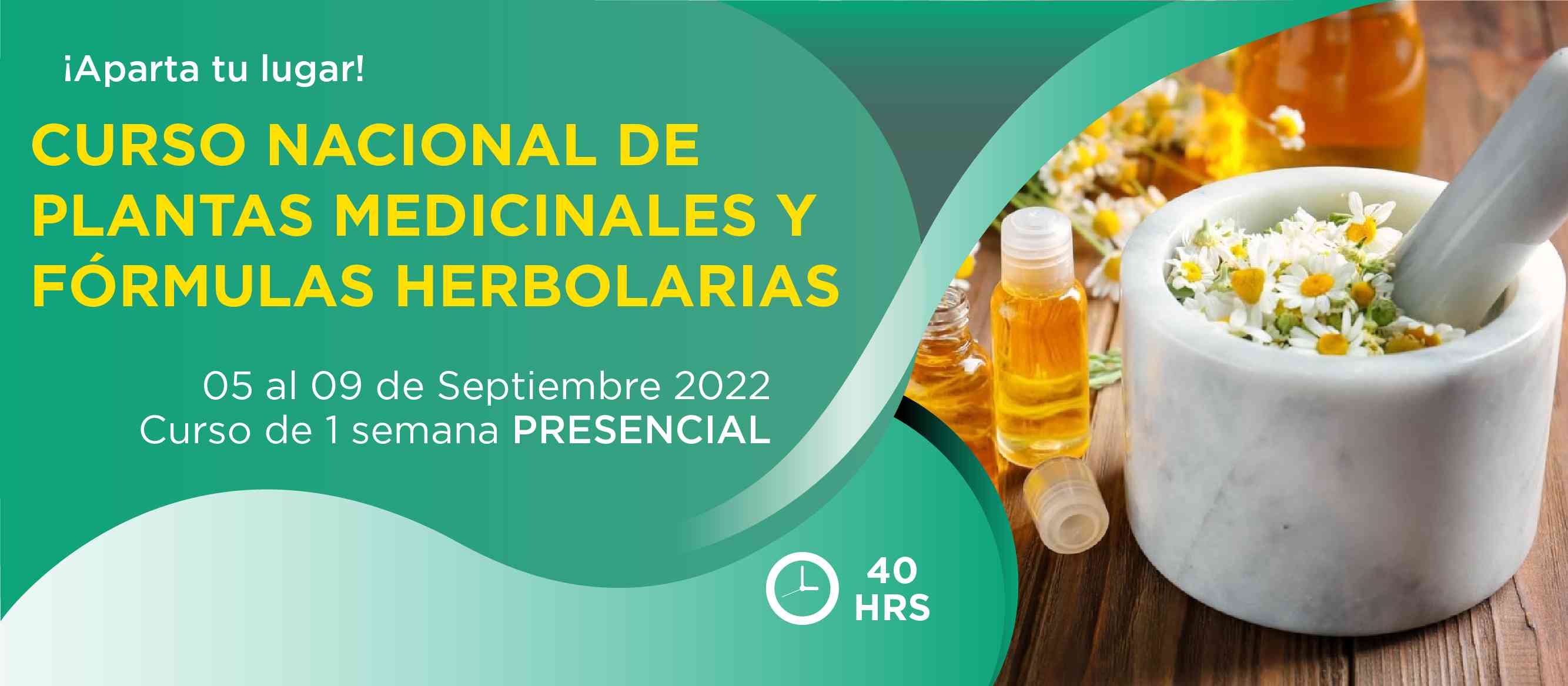 Banner para el curso de CURSO NACIONAL DE PLANTAS MEDICINALES Y FÓRMULAS HERBOLARIAS >