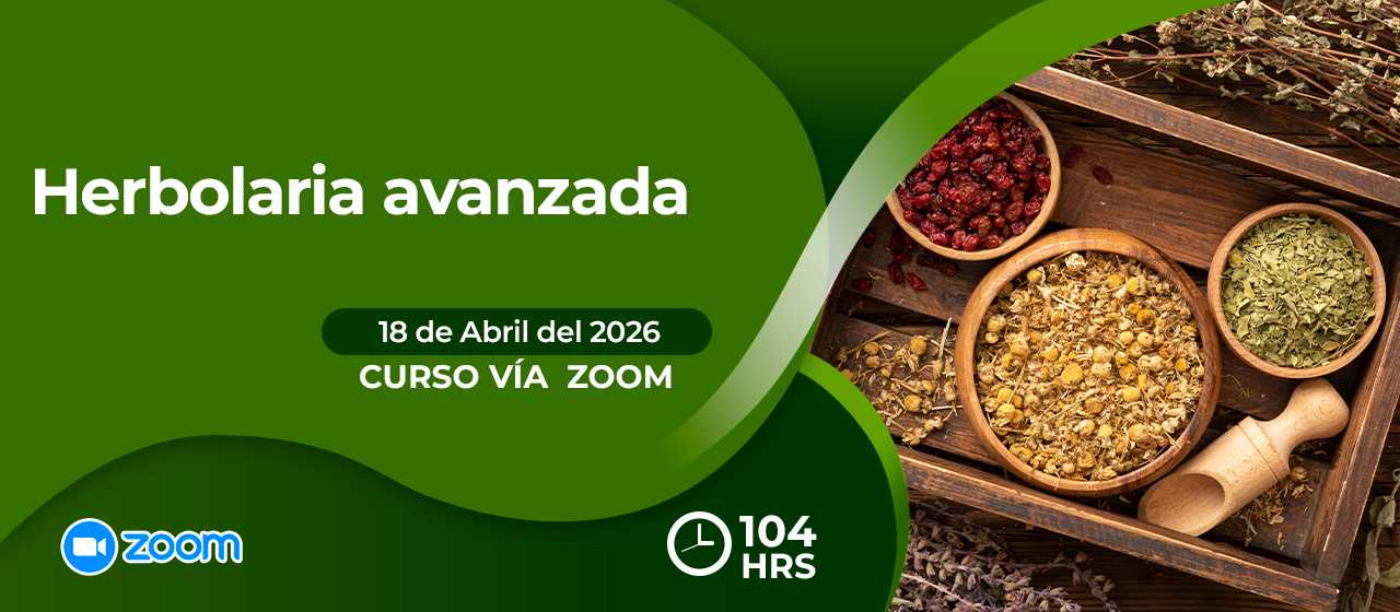 banner para ASESORÍA EN HERBOLARIA AVANZADA - ZOOM