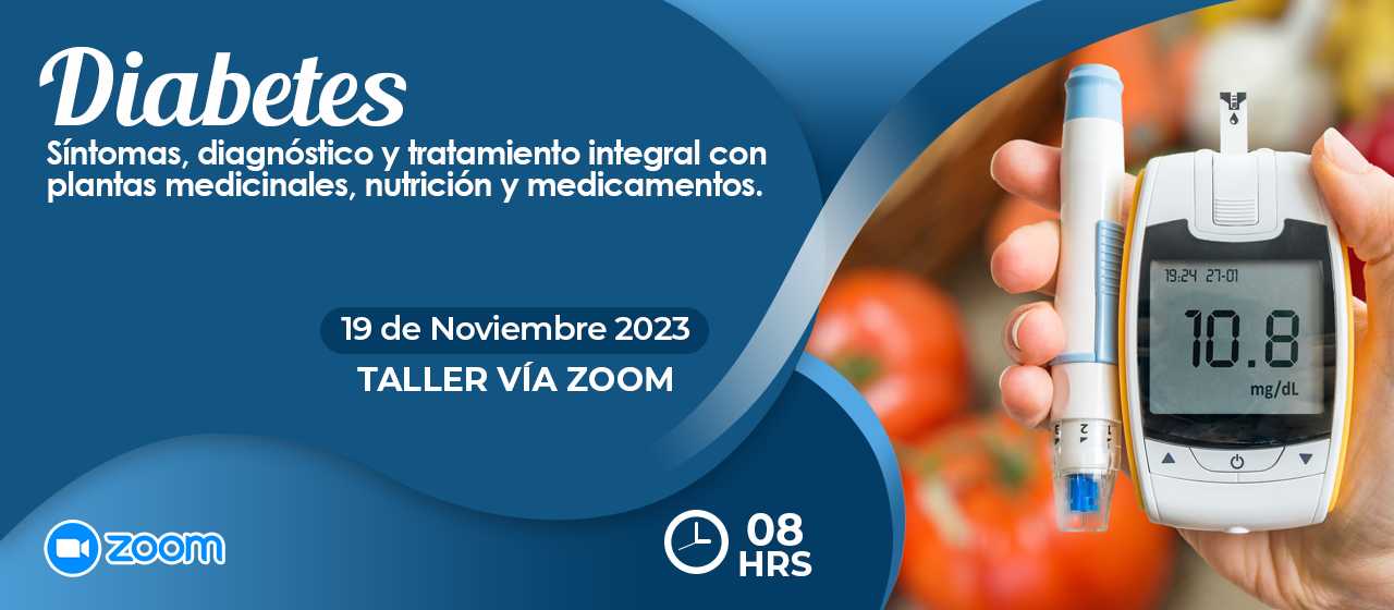 banner para DIABETES: SÍNTOMAS, DIAGNÓSTICO Y TRATAMIENTO INTEGRAL, NUTRICIÓN Y MEDICAMENTOS-ZOOM