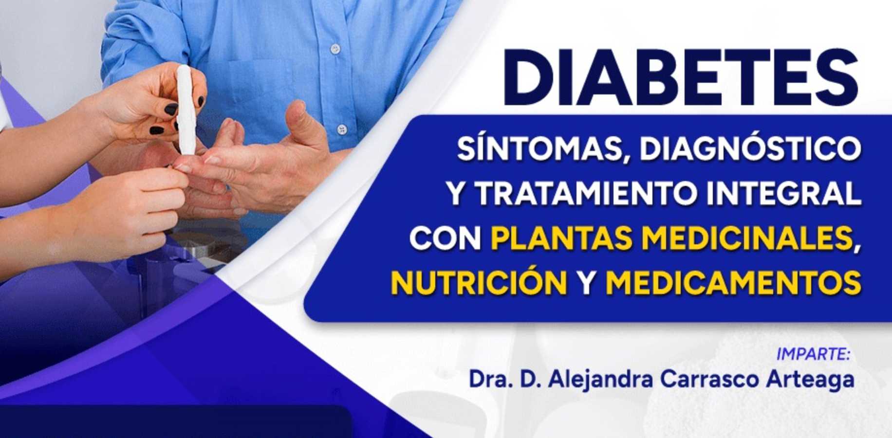 banner para DIABETES: SÍNTOMAS, DIAGNÓSTICO Y TRATAMIENTO INTEGRAL, NUTRICIÓN Y MEDICAMENTOS