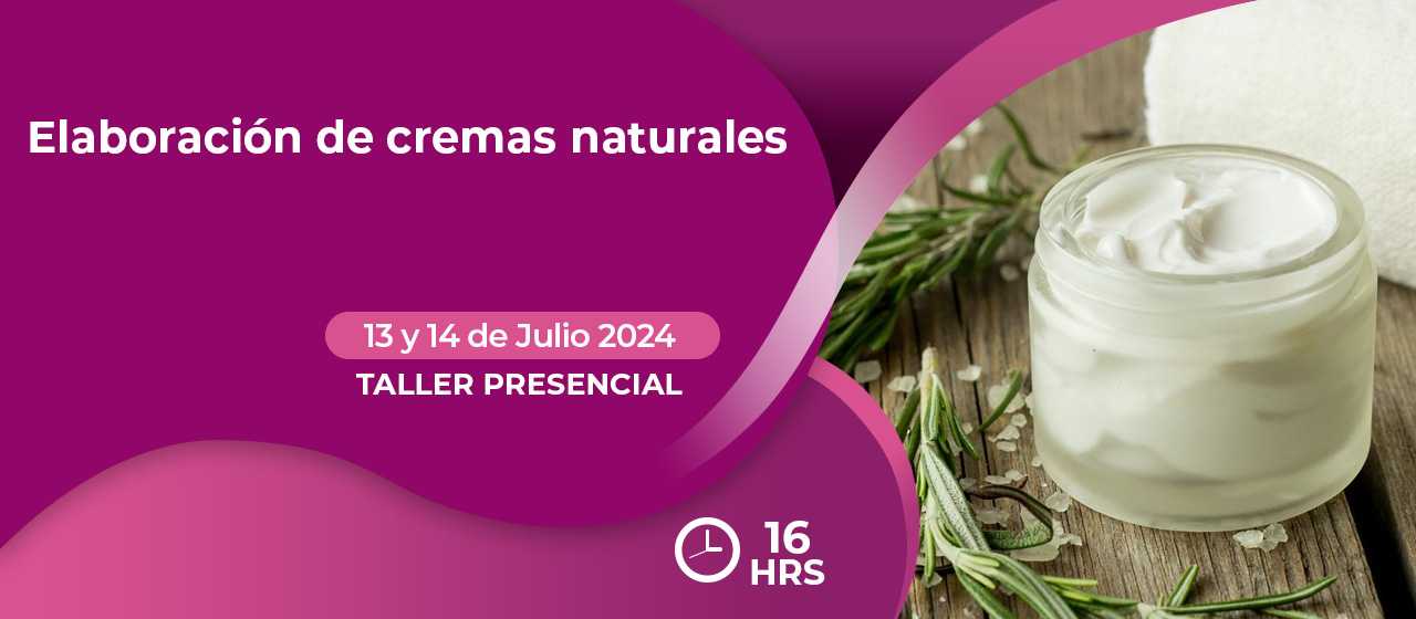 banner para ELABORACIÓN DE CREMAS NATURALES