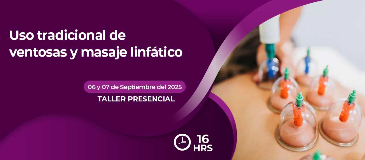 banner para USO TRADICIONAL DE VENTOSAS Y MASAJE LINFÁTICO