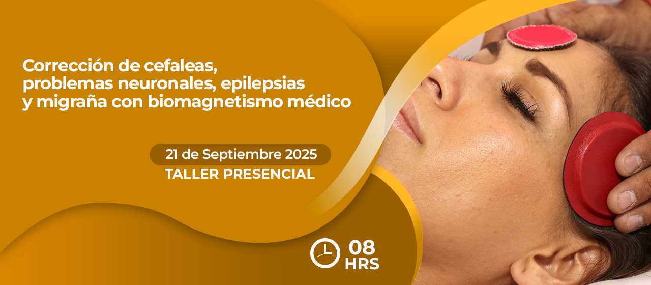 banner para CORRECCIÓN DE CEFALEAS, PROBLEMAS NEURONALES, EPILEPSIAS Y MIGRAÑA CON BIOMAGNETISMO MÉDIC