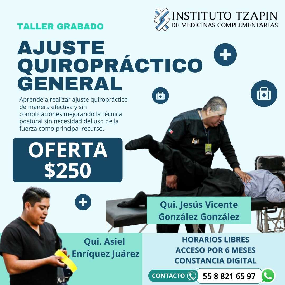 banner para AJUSTE QUIROPRÁCTICO GENERAL  