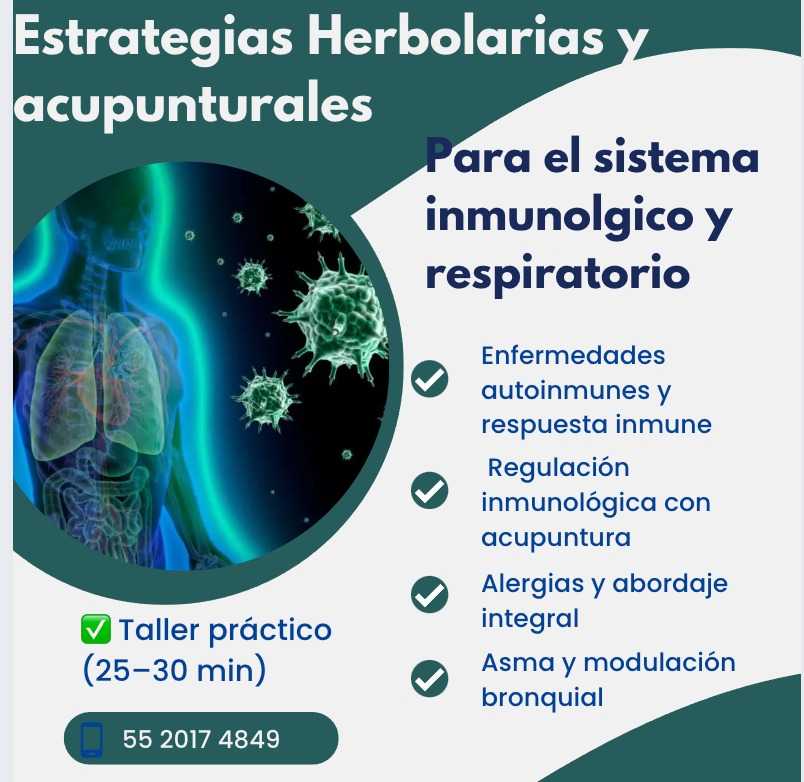 banner para ESTRATEGIAS HERBOLARIAS Y ACUPUNTURALES PARA EL SISTEMA INMUNOLGICO