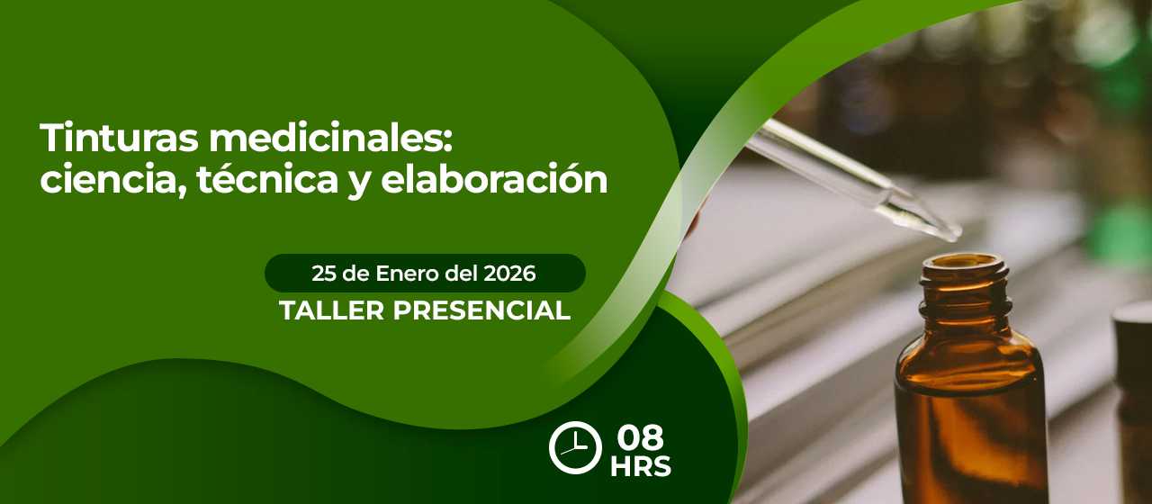 banner para TINTURAS MEDICINALES: CIENCIA, TÉCNICA Y ELABORACIÓN