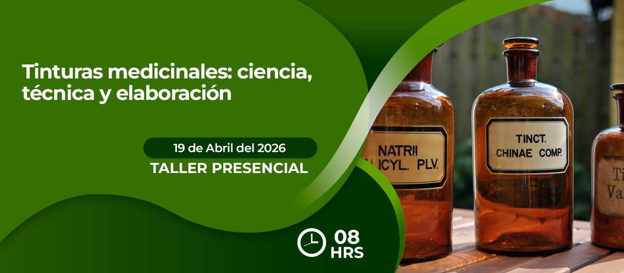 banner para TINTURAS MEDICINALES: CIENCIA, TÉCNICA Y ELABORACIÓN
