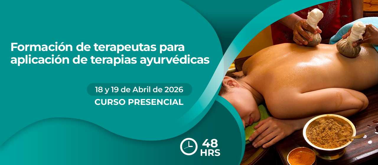 banner para  FORMACIÓN DE TERAPEUTAS PARA APLICACIÓN DE TERAPIAS AYURVÉDICAS