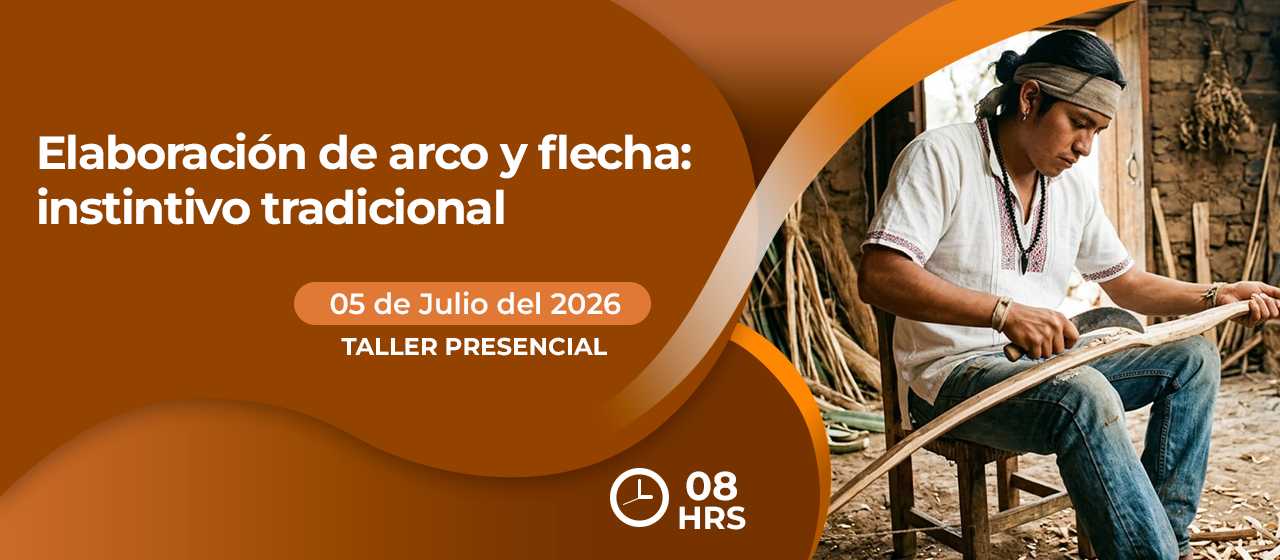 banner para ELABORACIÓN DE  ARCO Y FLECHA: INSTINTIVO TRADICIONAL 