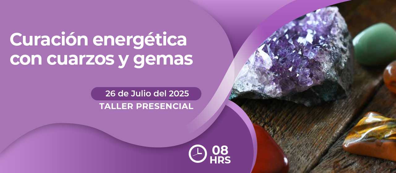 banner para CURACIÓN ENERGÉTICA CON CUARZOS Y GEMAS