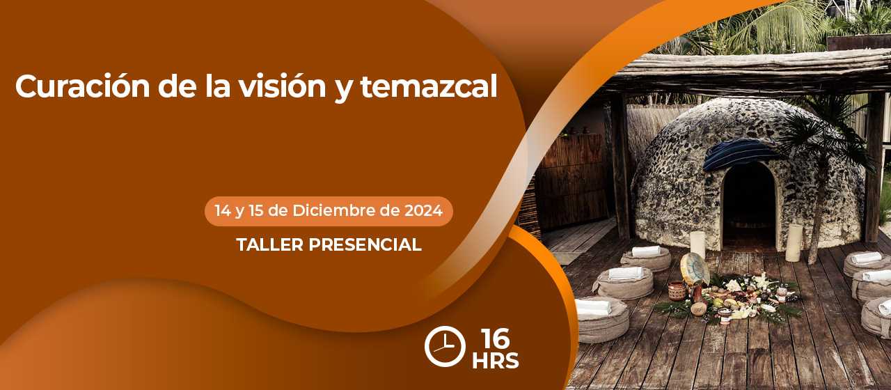 banner para CURACIÓN DE LA VISIÓN Y TEMAZCAL TERAPÉUTICO