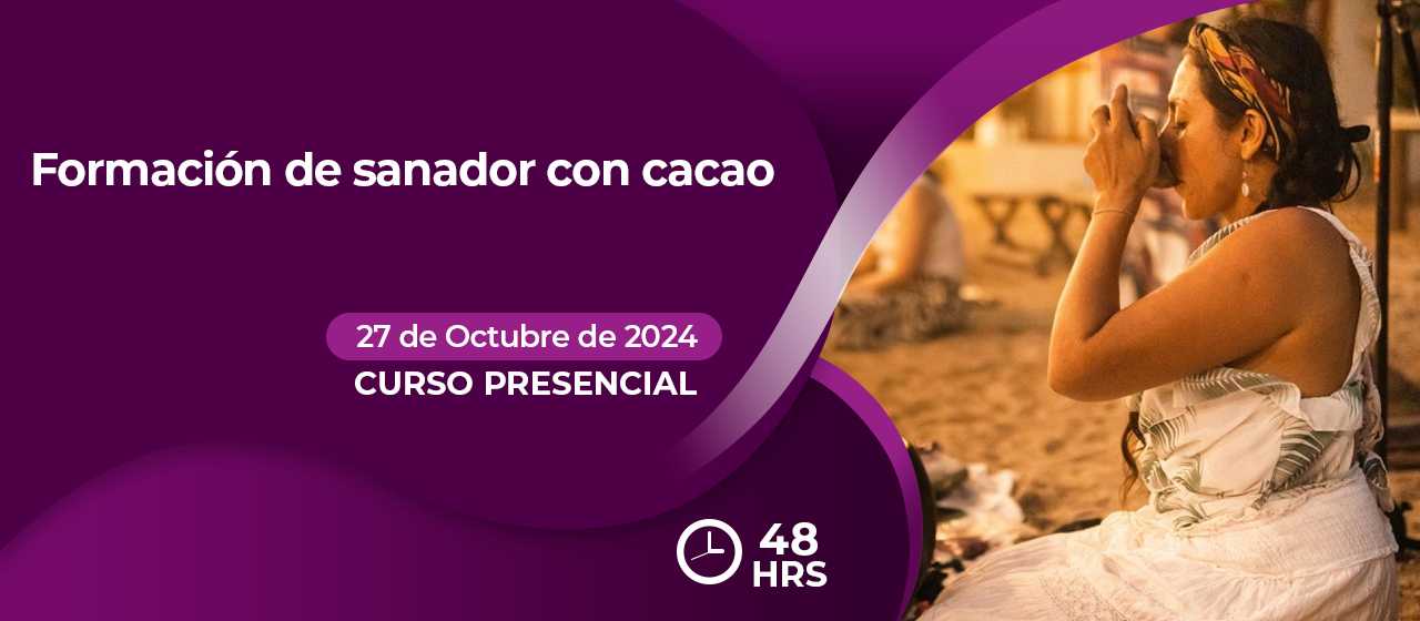 banner para FORMACIÓN  DE SANADOR CON CACAO