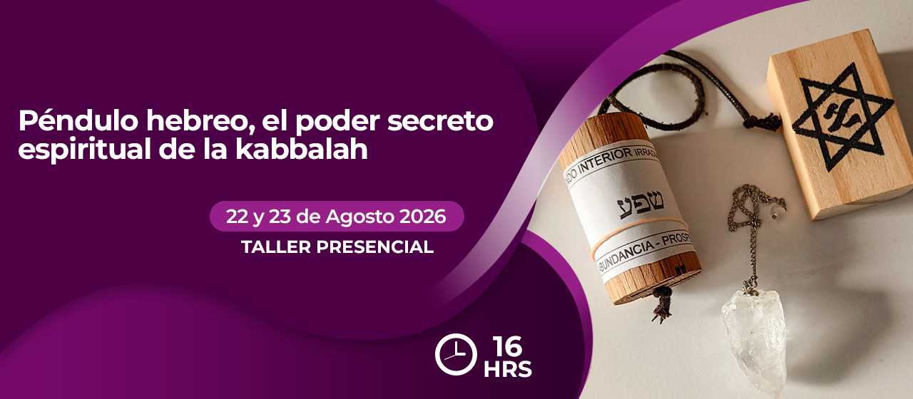 banner para PÉNDULO HEBREO, EL PODER SECRETO ESPIRITUAL DE LA KABBALAH